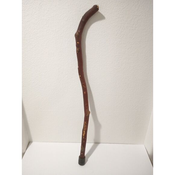 Vintage 32" Handmade Manzanita Wood Gnarled Two Tone Walking Stick Cane - Picture 1 of 10